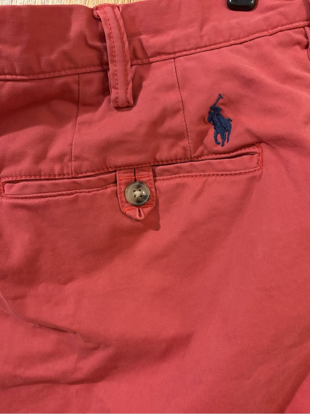 Ralph Lauren Nantucket Red Flat Front The Polo Chino Shorts - Picture 3 of 7